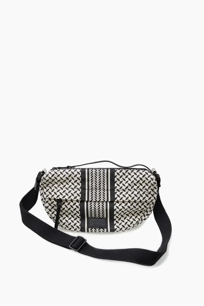 Lala Berlin Crossbody Melly canvas heritage stripe black Blitzangebot