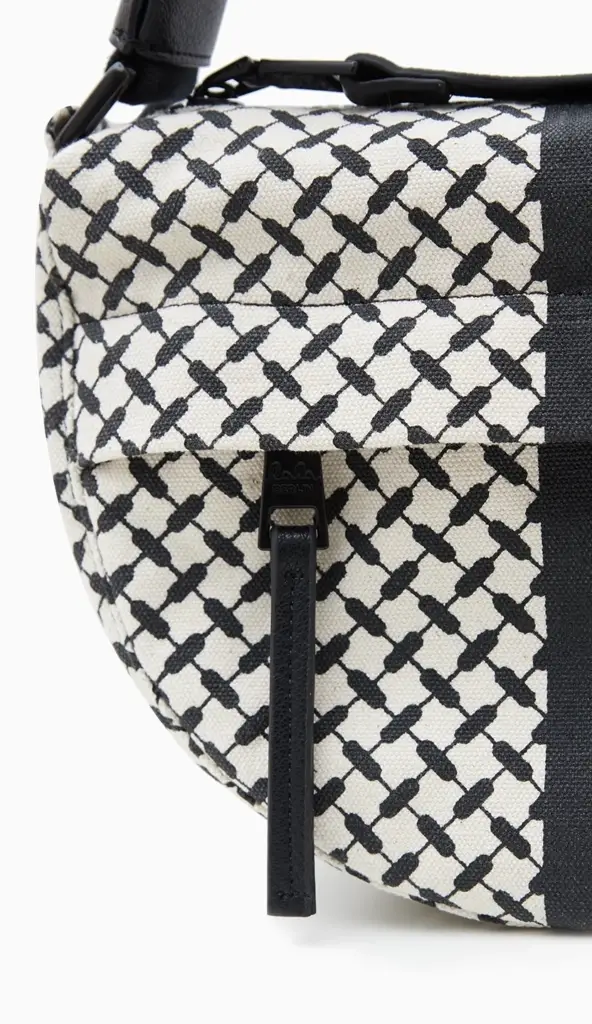Lala Berlin Crossbody Melly canvas heritage stripe black Blitzangebot