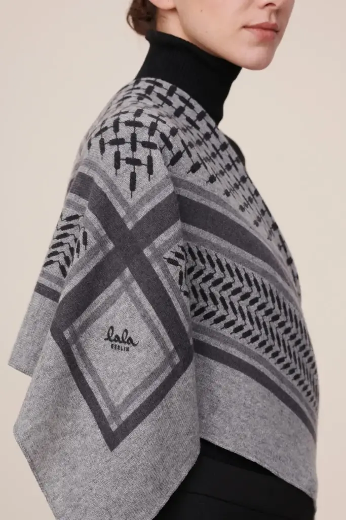 Lala Berlin Triangle Trinity Classic M cashmere city middlegrey melange Begrenzte Freigabe