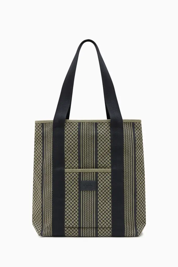 Lala Berlin Tote Carmela canvas olive/black Zeitbegrenzte Promotion