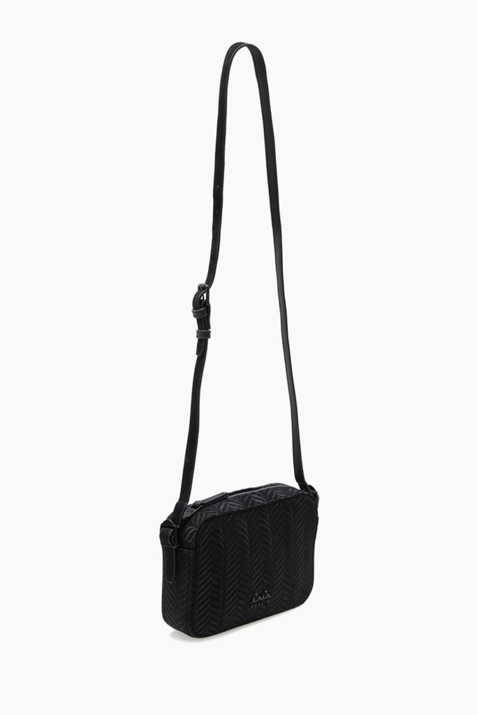 Lala Berlin Crossbody Magna canvas embroidery black Bis zu 60% Rabatt