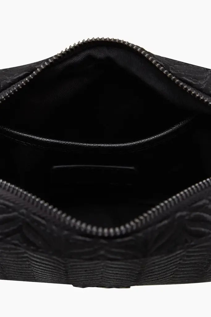 Lala Berlin Crossbody Magna canvas embroidery black Bis zu 60% Rabatt