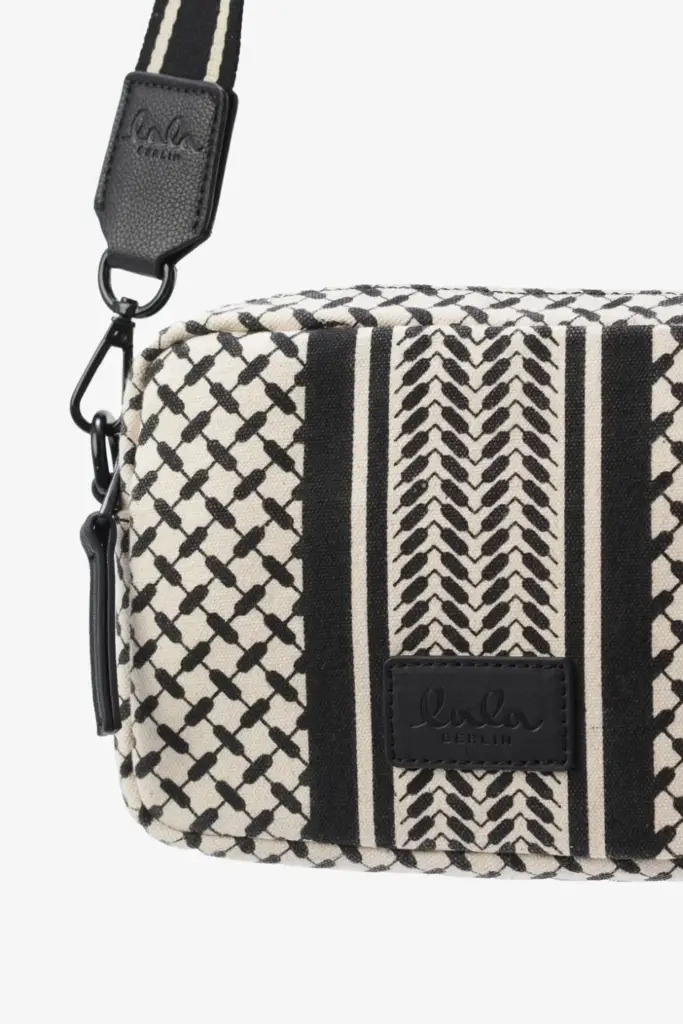Lala Berlin Crossbody Milly canvas heritage stripe black Nur für heute