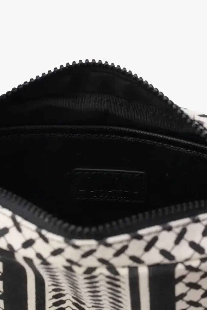 Lala Berlin Crossbody Milly canvas heritage stripe black Nur für heute