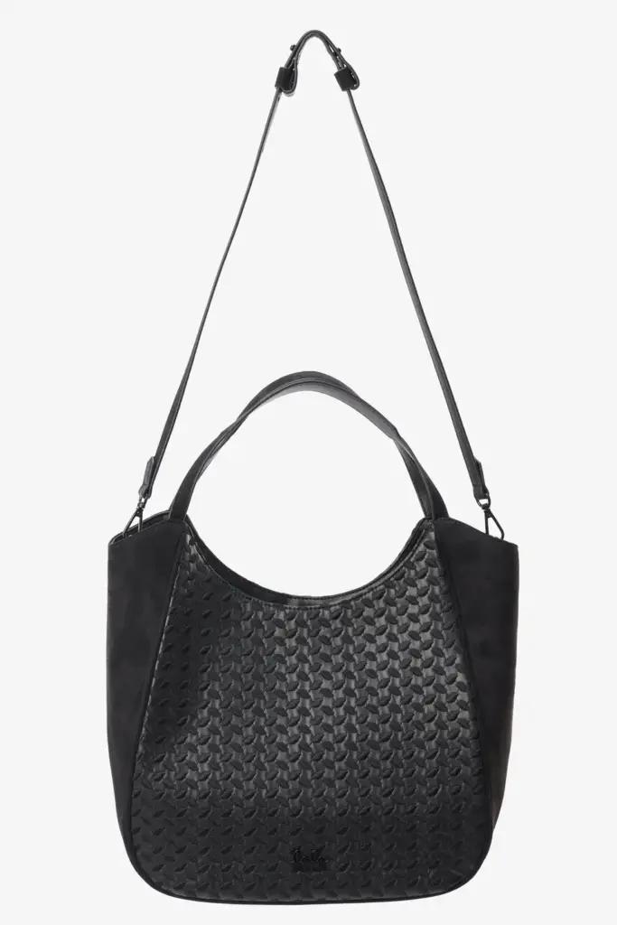 Lala Berlin Shopper Mar vegan leather heritage embroidery black Discount Store für neue Produkte