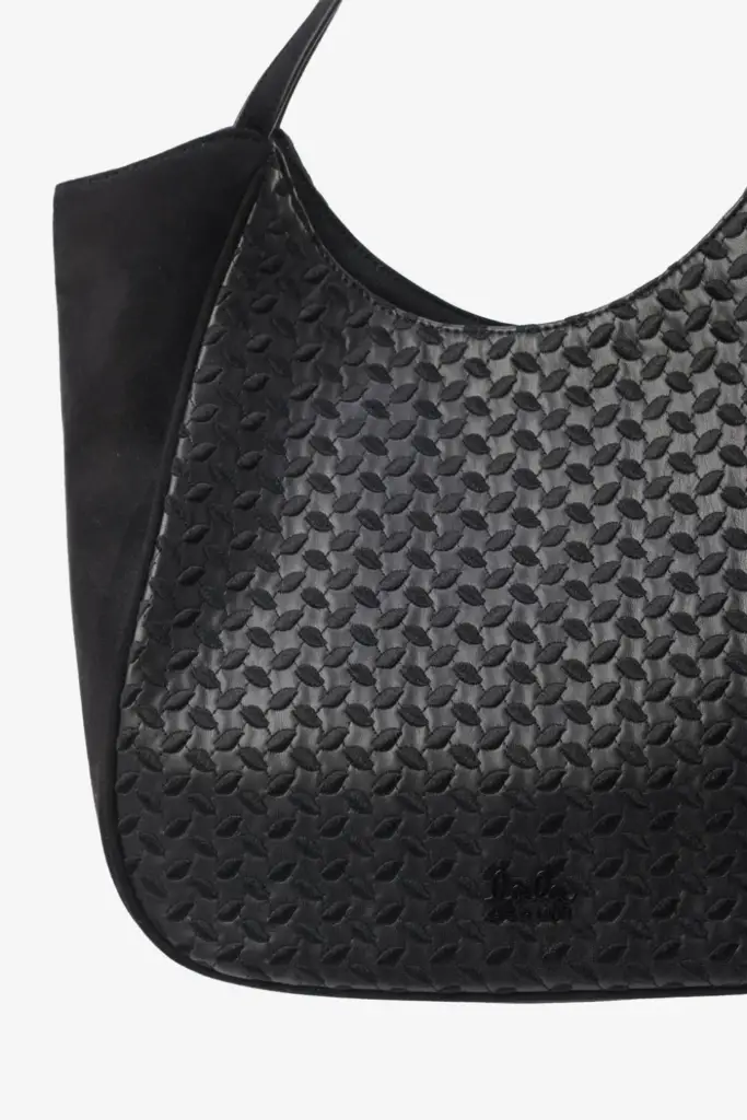 Lala Berlin Shopper Mar vegan leather heritage embroidery black Discount Store für neue Produkte