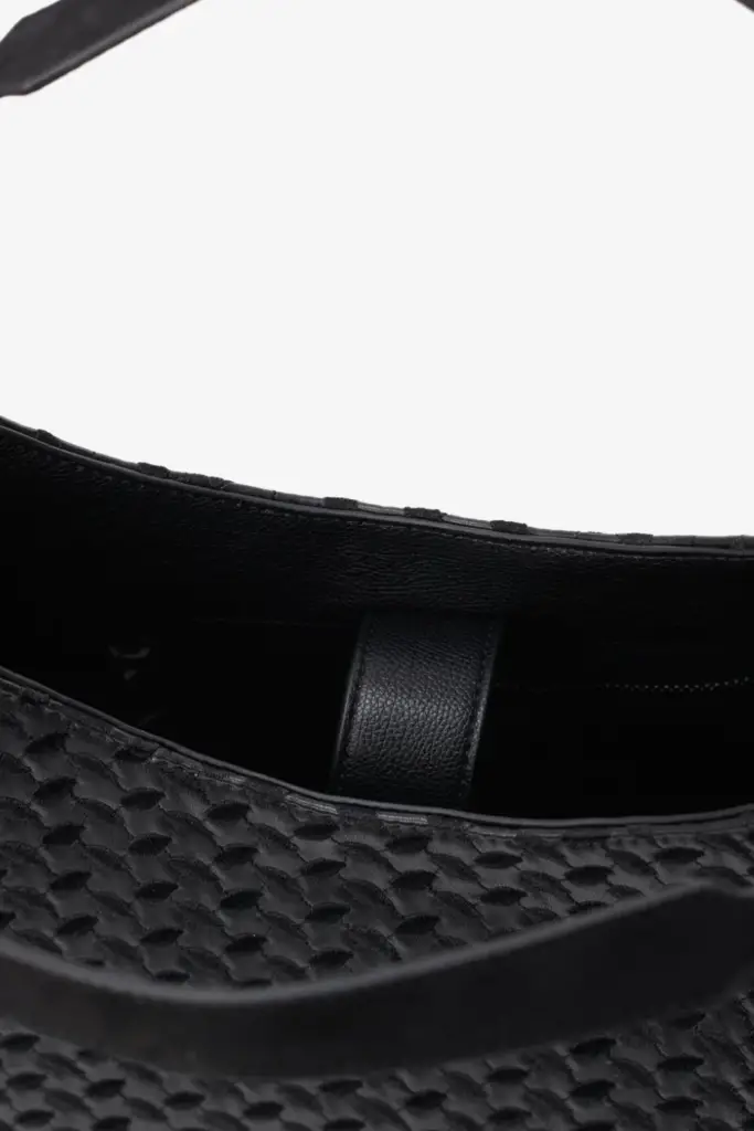 Lala Berlin Shopper Mar vegan leather heritage embroidery black Discount Store für neue Produkte