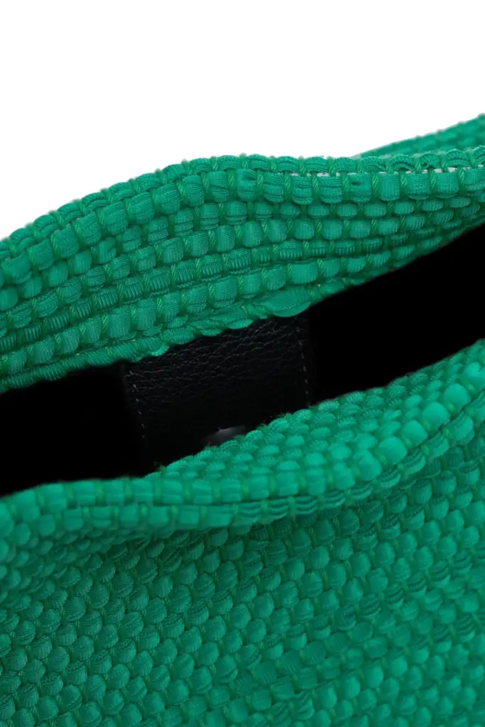 Lala Berlin Small Crossbody Mimi polyester green carpet weave Riesige Rabatte