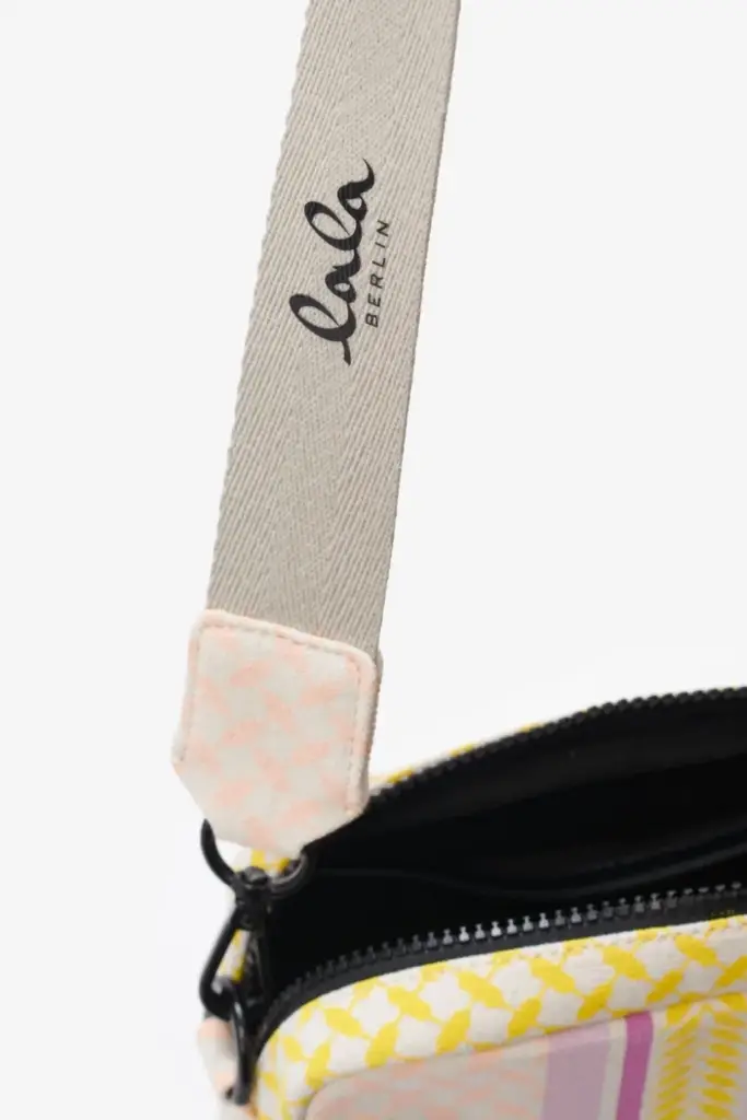 Lala Berlin Crossbody Milly canvas heritage stripe yellow Kostenloser Versand international