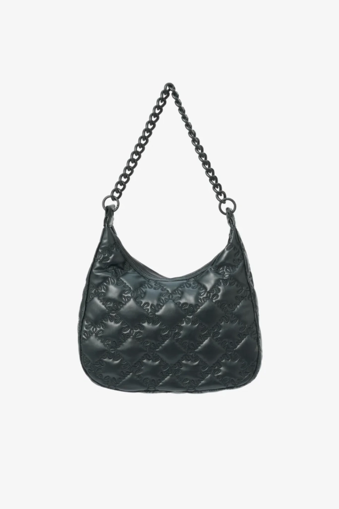 Lala Berlin Shoulderbag Mewis vegan leather lalagram black Fabrikladen