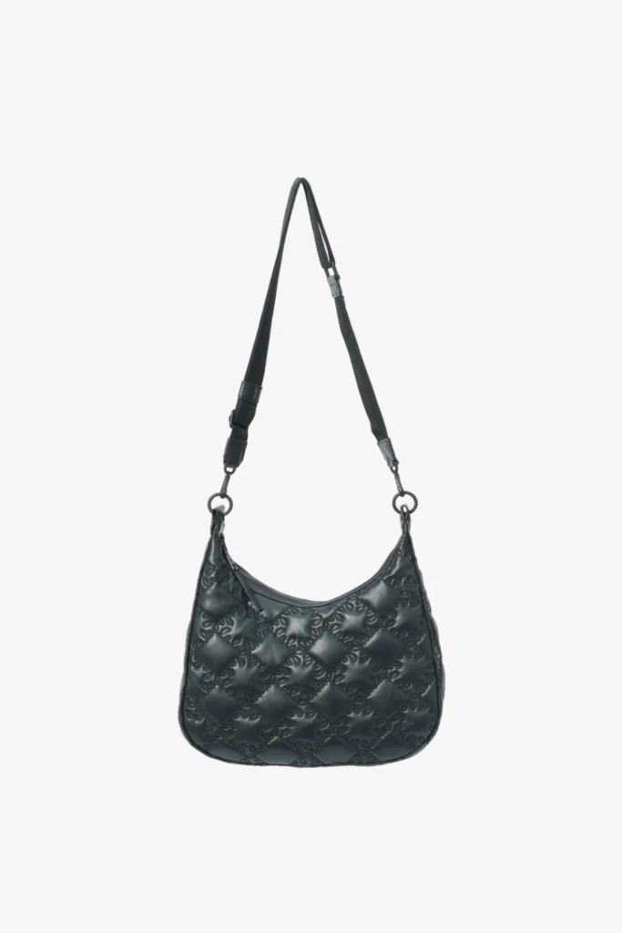 Lala Berlin Shoulderbag Mewis vegan leather lalagram black Fabrikladen