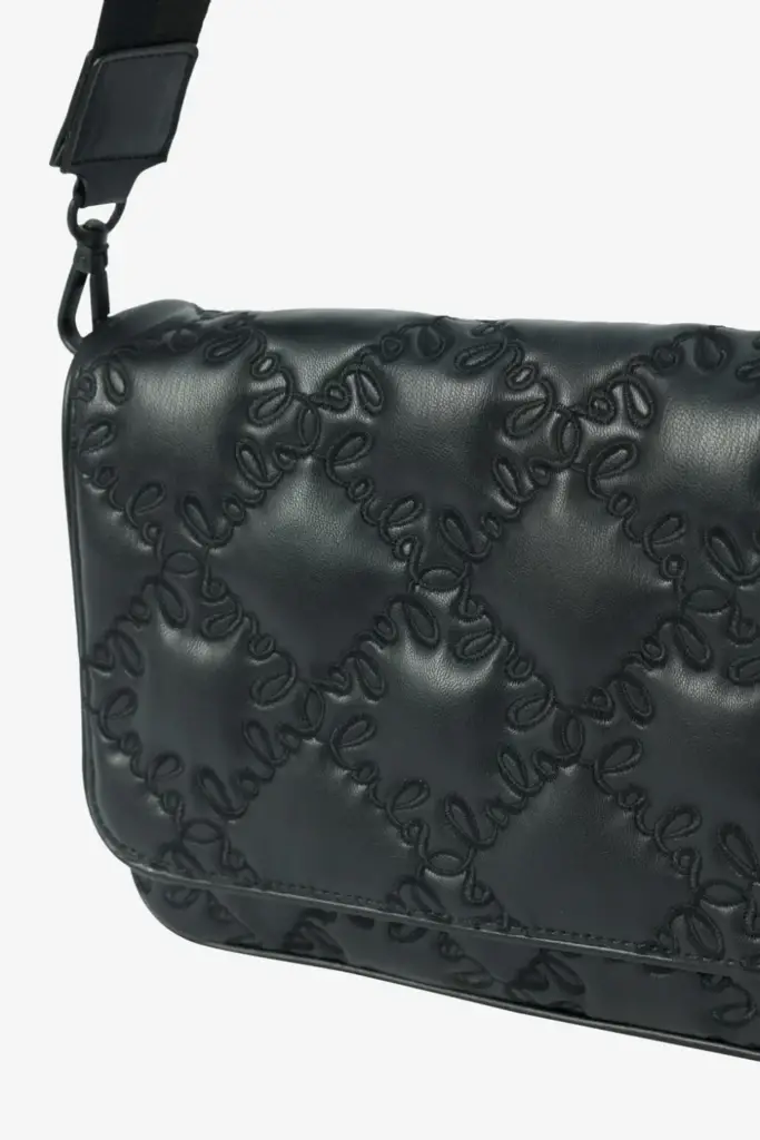 Lala Berlin Shoulderbag Mauvi vegan leather lalagram black Begrenzt auf 3 Tage