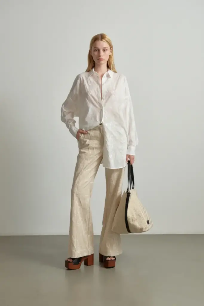 Lala Berlin Shopper Monna canvas chevron cream 50% Rabatt für begrenzte Zeit