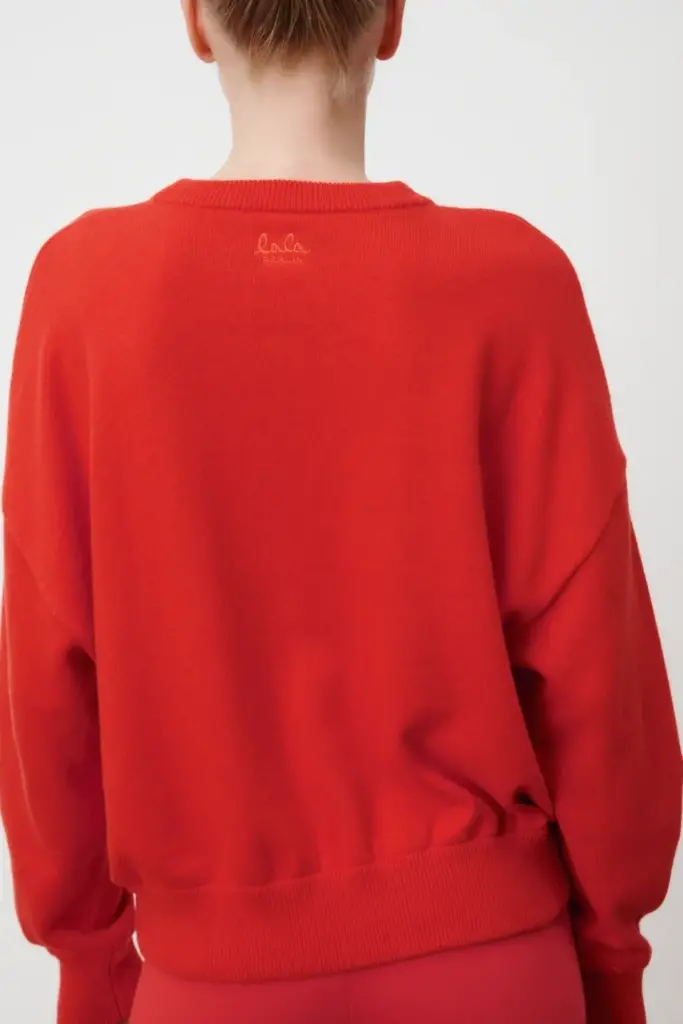 Lala Berlin Jumper Kira cotton mix hot orange Verkauf