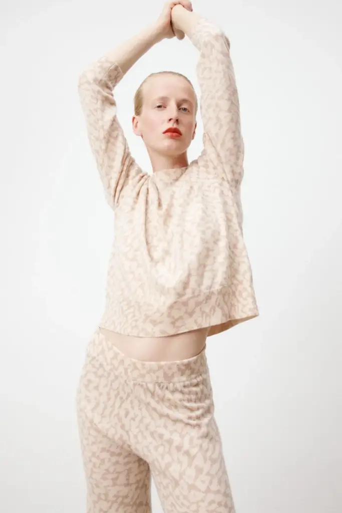 Lala Berlin Jumper Kactus wool mix cream heritage Schlussverkauf