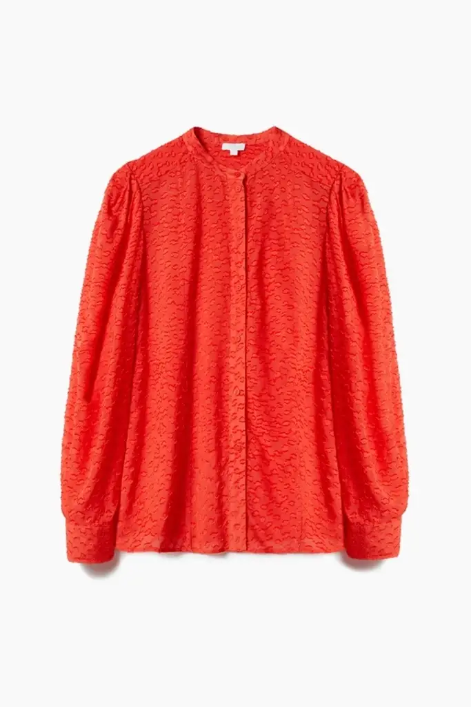 Lala Berlin Blouse Baran viscose hot orange Günstiger Verkauf