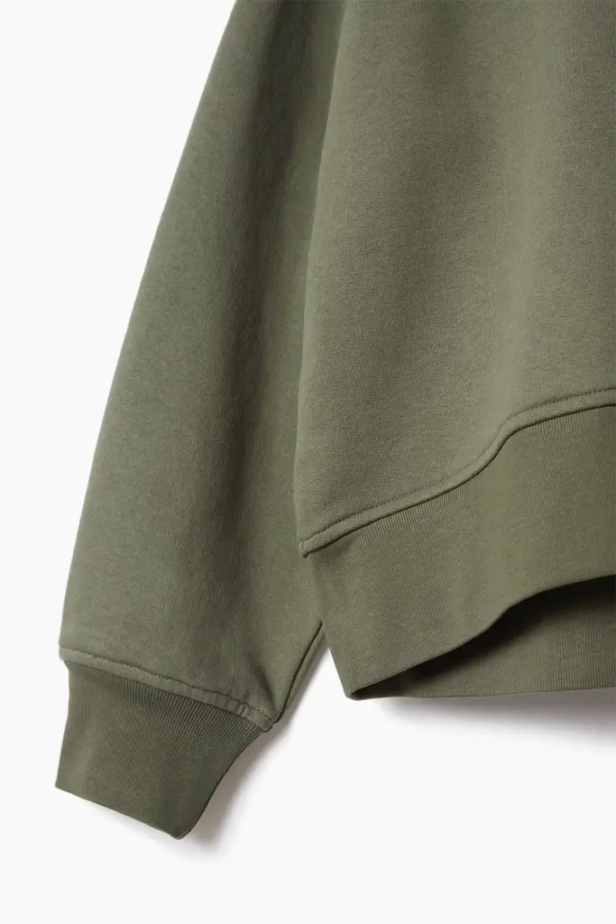 Lala Berlin Sweatshirt Ijora cotton olive Limitierter Zeitrabatt