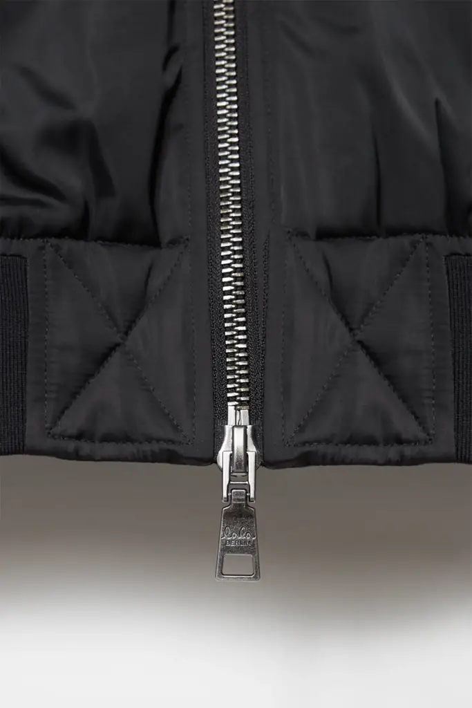 Lala Berlin Jacket Jalou nylon black Fabrik Onlineshop