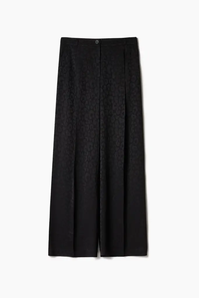 Lala Berlin Pants Polko viscose mix leo black Großer Ausverkauf