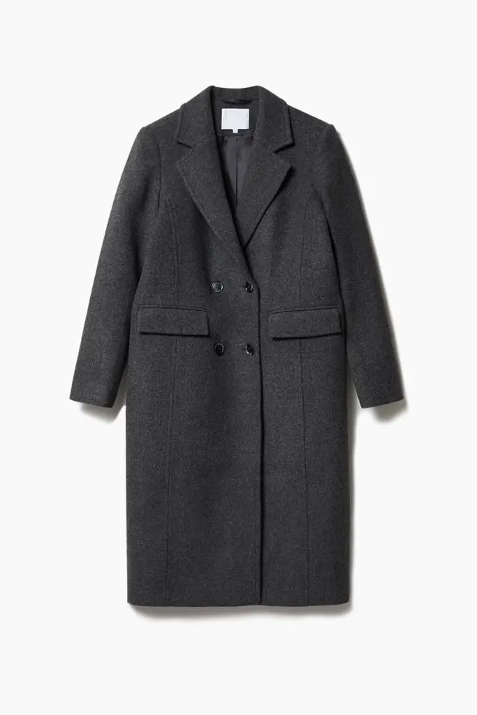 Lala Berlin Coat Cosima wool mix dark grey Flash Sale