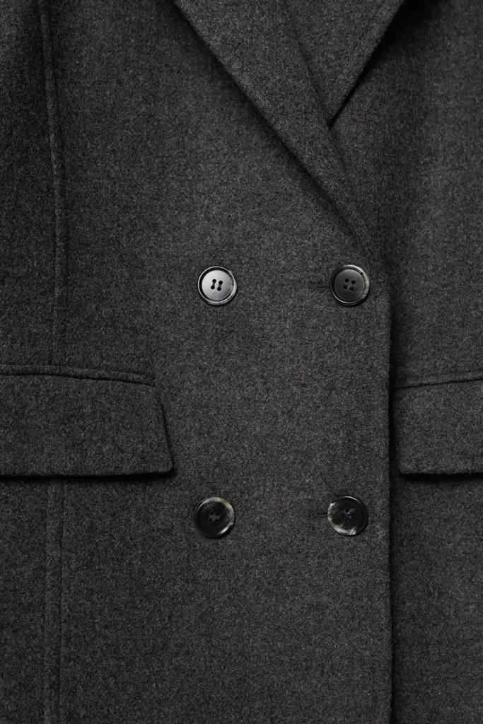 Lala Berlin Coat Cosima wool mix dark grey Flash Sale