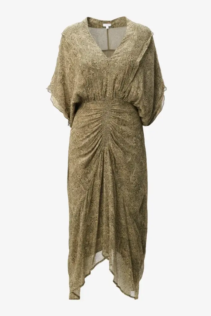 Lala Berlin Dress Dilyana viscose maze garden Lagerräumung