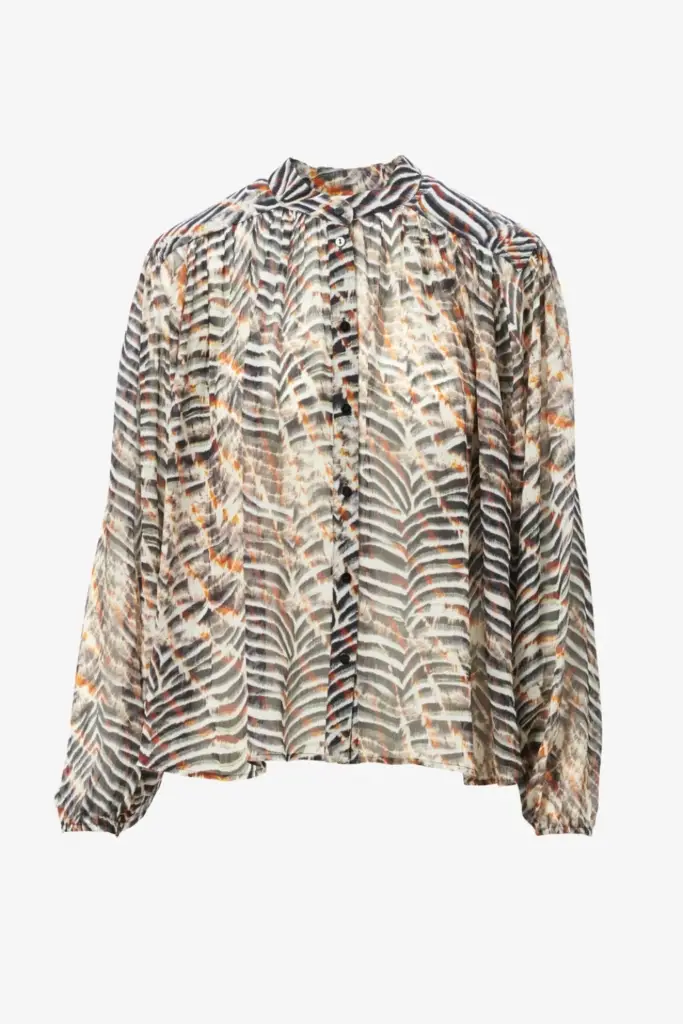 Lala Berlin Blouse Baylin viscose zebra shibori Top Angebot