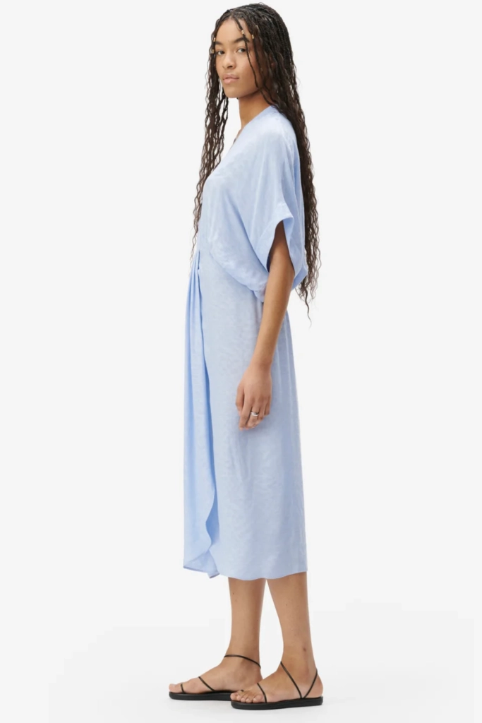 Lala Berlin Dress Dask viscose mix wave jacquard Zeitlich begrenztes Angebot