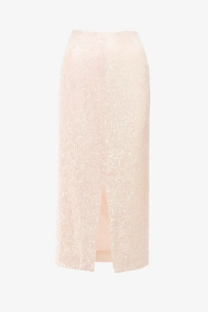 Lala Berlin Skirt Salem viscose mix powder Exklusive Angebote