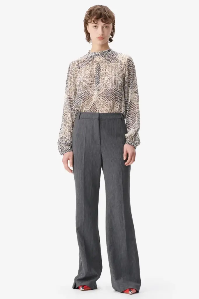 Lala Berlin Top Talvi viscose heritage star vanilla Neuheiten
