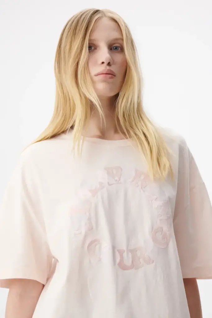 Lala Berlin T-Shirt Celia cotton encourage rosewater Bestseller