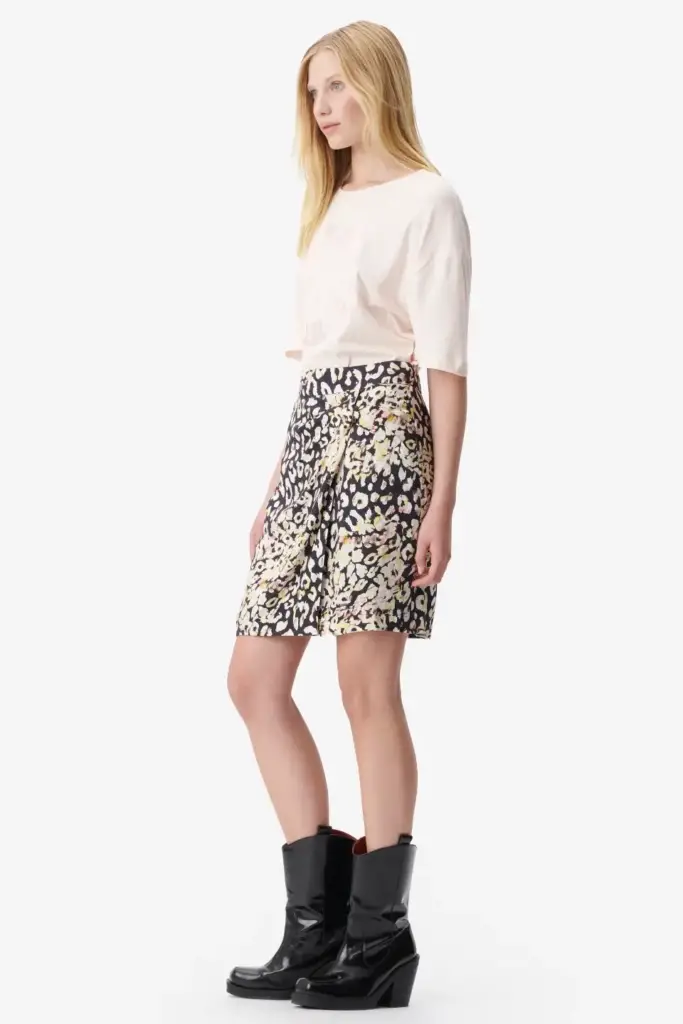 Lala Berlin Skirt Saraya viscose floral leo Saisonale Angebote