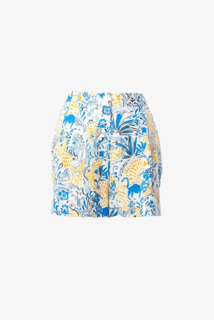 Lala Berlin Pants Ponyo linen/viscose blend magic garden day Kauf eins, bekomm eins gratis