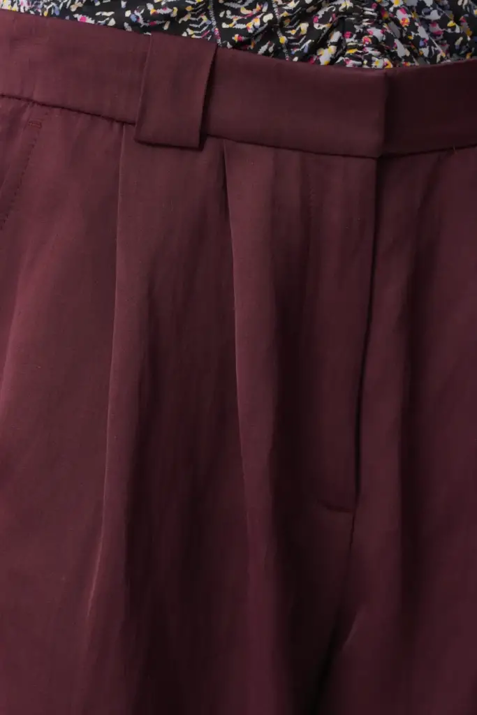 Lala Berlin Pants Pevella viscose/linen blend fudge Tägliche Deals