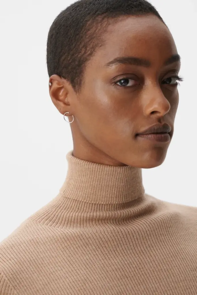 Lala Berlin Jumper Kalliopi wool toffee VIP-Rabatte