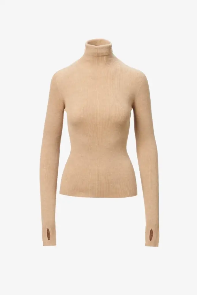 Lala Berlin Jumper Kalliopi wool toffee VIP-Rabatte
