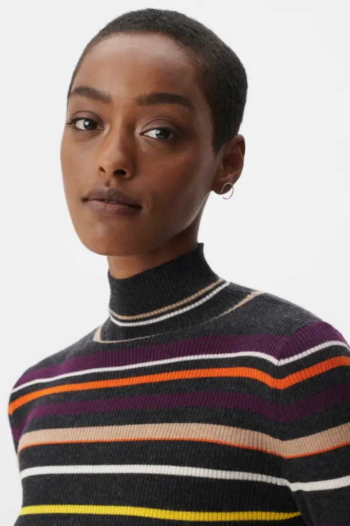 Lala Berlin Jumper Kallassa wool multicolor stripe Tiefpreis