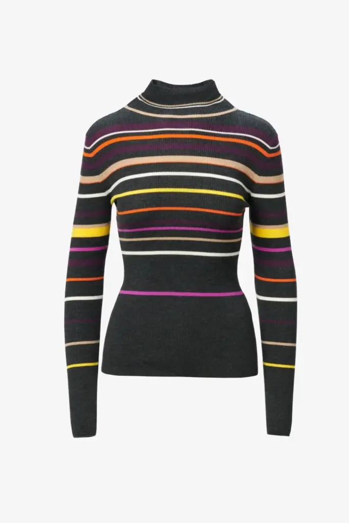 Lala Berlin Jumper Kallassa wool multicolor stripe Tiefpreis