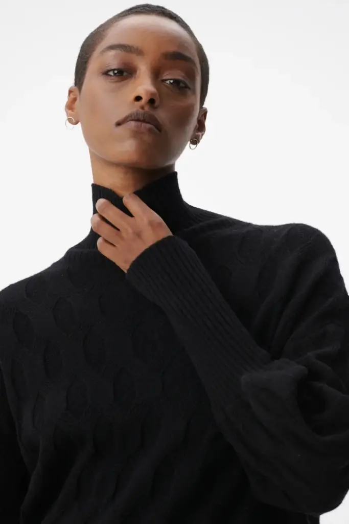 Lala Berlin Jumper Kaito wool mix black Super Sparpreis
