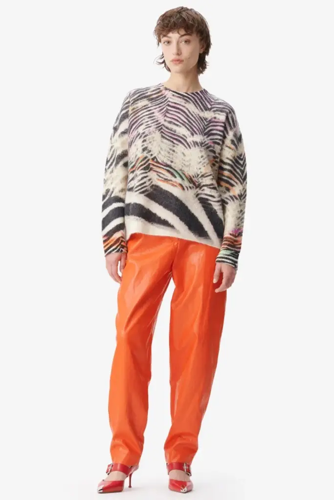 Lala Berlin Jumper Kacylito wool mix zebra shibori Wochenangebot