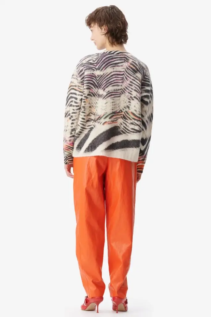 Lala Berlin Jumper Kacylito wool mix zebra shibori Wochenangebot