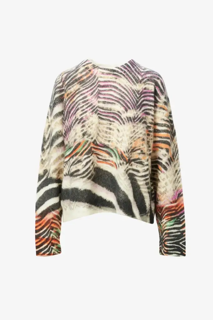 Lala Berlin Jumper Kacylito wool mix zebra shibori Wochenangebot