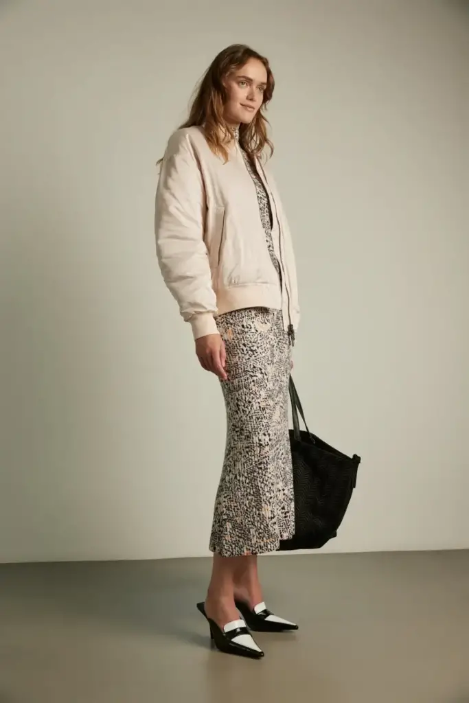 Lala Berlin Jacket Jalou polyester rose Begrenzte Freigabe