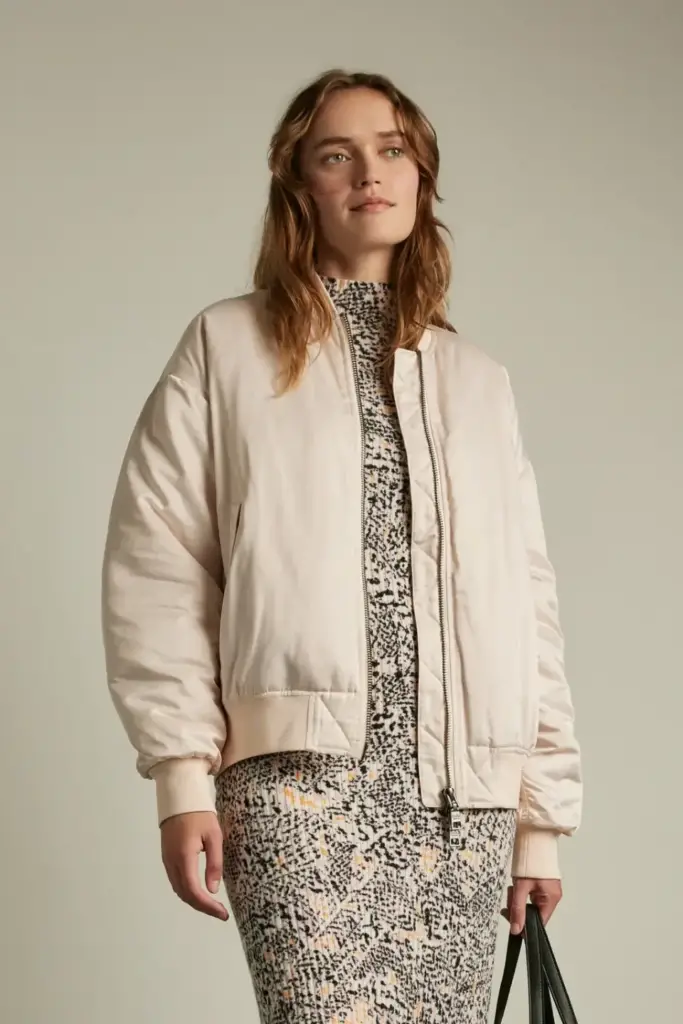 Lala Berlin Jacket Jalou polyester rose Begrenzte Freigabe