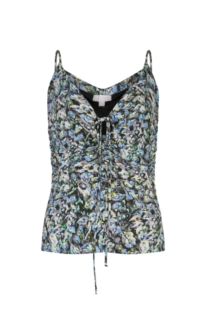 Lala Berlin Top Tamiko viscose mix leo love dark Bis zu 50% Rabatt