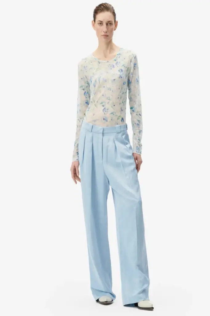 Lala Berlin Longsleeve Caro polyester mix sky leo love Bis zu 65% Rabatt