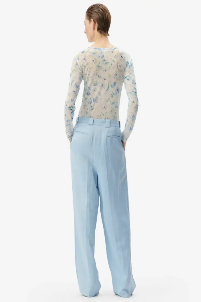 Lala Berlin Longsleeve Caro polyester mix sky leo love Bis zu 65% Rabatt