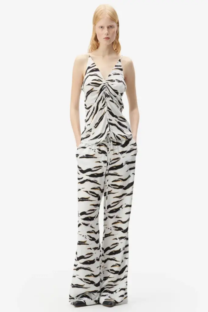 Lala Berlin Top Tiko viscose zebra wave Super Rabatt