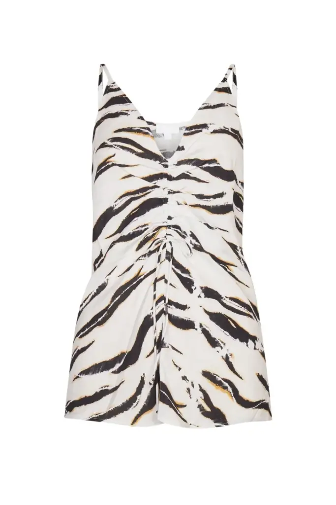 Lala Berlin Top Tiko viscose zebra wave Super Rabatt