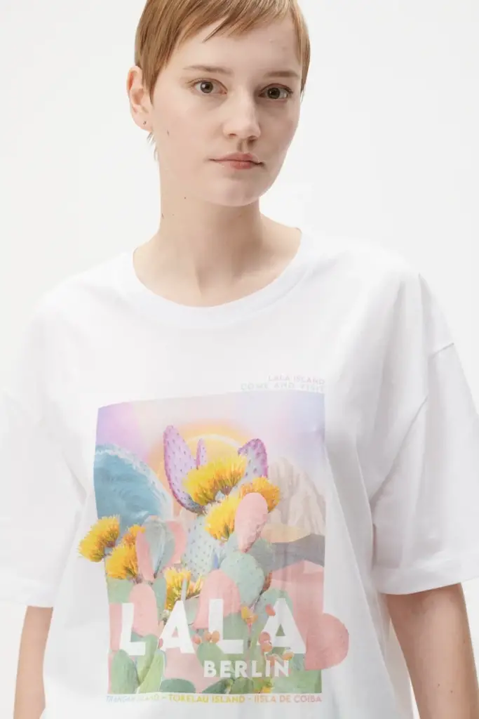 Lala Berlin T-Shirt Celia cotton lala desert zollfrei